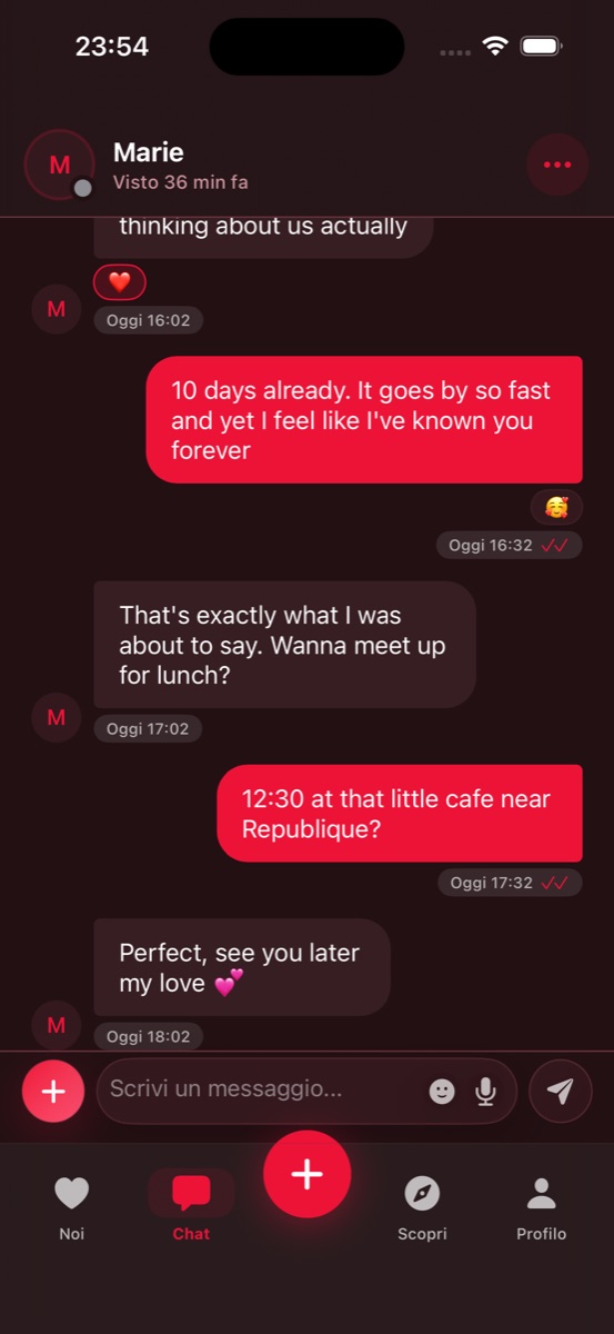Messagerie priv&eacute;e Adeux v1.6 : chat en temps r&eacute;el avec photos, GIF, messages vocaux et r&eacute;actions emoji personnalis&eacute;es