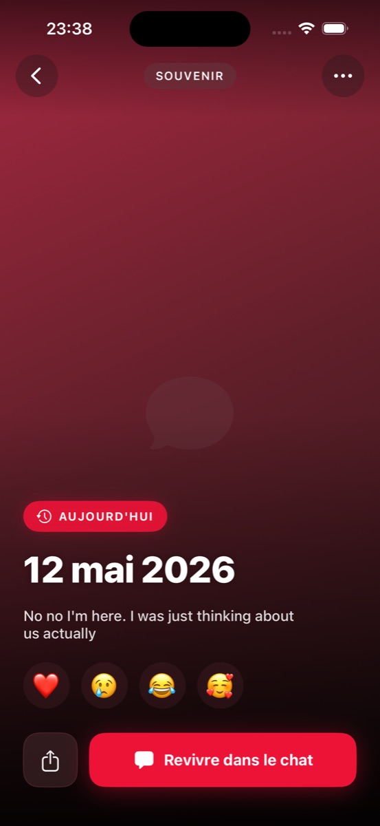 Memory Lane Adeux : timeline de souvenirs de couple avec photos, &eacute;v&eacute;nements et la fonctionnalit&eacute; &laquo;&nbsp;C'&eacute;tait il y a un an&nbsp;&raquo;