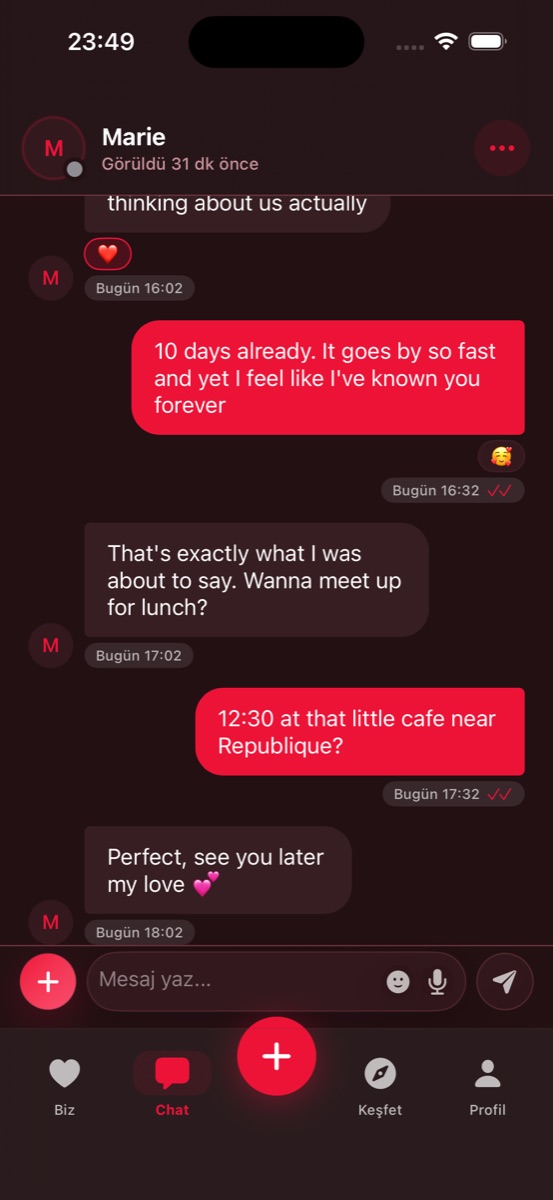 Messagerie priv&eacute;e Adeux v1.6 : chat en temps r&eacute;el avec photos, GIF, messages vocaux et r&eacute;actions emoji personnalis&eacute;es
